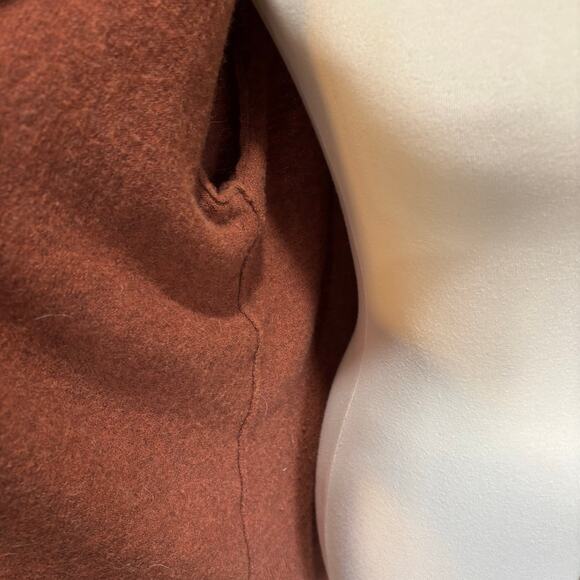 Madewell Cozy Walker Cardigan Merino Wool Alpaca Blend Rust Brown Size Small - Picture 7 of 10